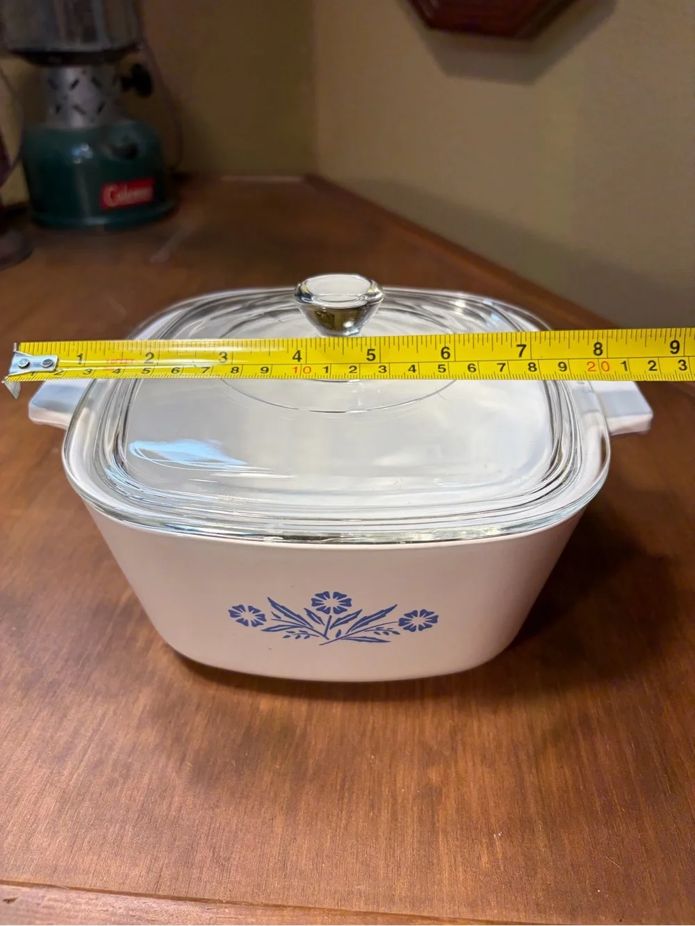 1961-1966 Corning Ware Blue Cornflower 1.75 Qt Casserole Dish P-1 3/4-B w/Lid